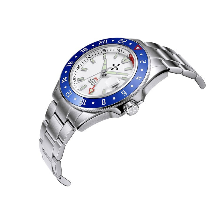 Seig Flamma - Automatic 200M Diver Watch - 42mm GMT Two-Time Zone Function